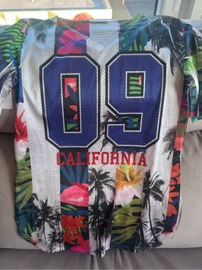 California 09 Tropical Mesh Jersey - Multicolor